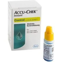 Roche Blutzuckermessgerät Accu-Chek Instant Kontroll-Lösung 2,5ml, Glucoselösung, Kontrolllösung für Blutzuckergeräte, Diabetes Teststreifen prüfen