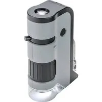 Carson Optical Carson MicroFlip 100x - 250x LED Pocket Mikroskop MP-250 Labormikroskop (Zoomfunktion)