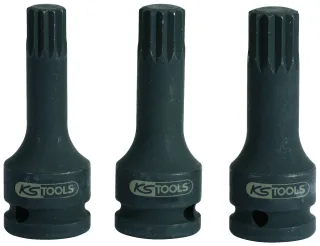 KS Tools 1/2" Kraft-Bit-Stecknuss XZN,lang - 515.1172