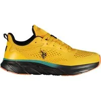 U.S. GRAND POLO Sneaker Gelbe Sportschuhe für Herren mit Kontrastdetails