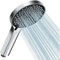 LuxusKollektion Regenduschkopf Duschkopf Wassersparend Regendusche Druckerhöhend Strahlarten Schwarz