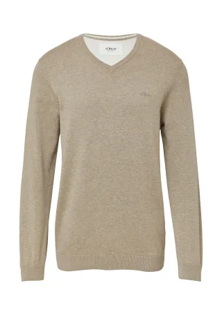 s.Oliver - Strickpullover beige - Gr. - L