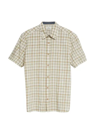 s.Oliver - Hemd beige/mehrfarbig - Gr. - S
