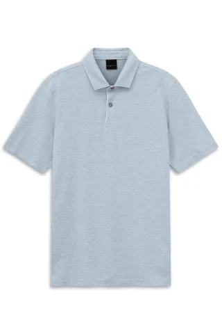 bugatti - Herren Polo 1/2 Arm hellblau - Gr. - M