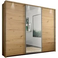 OTTO home Kleiderschrank Mehrzweckschrank Aktenschrank Möbel Mietswohnung Schlafzimmer CORTONA (erhältlich in Breite 211/278/323/368 cm, Höhe: 214/233 cm) inkl. Passepartout und Zubehör, optionale Beleuchtung MADE IN GERMANY
