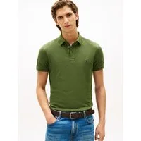 Tommy Hilfiger Poloshirt 1985 SLIM POLO Markenstickerei, aus Baumwoll-Piqué