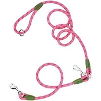 TUWENA Hundeleine Hundeleine für Mittel Große Hund(15-60kg), 2,4m Verstellbare Führleine, Handleine aus Nylon mit Reflektierend durch die Extreme Kraft bis200kg