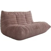 Luxusbetten24 Sofa Designer 2 Sitzer Sofa Calmo, in weichem Cord