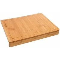 5five Simply Smart Schneidebrett mit Kantenauflage 45 x 34 cm, Bambus