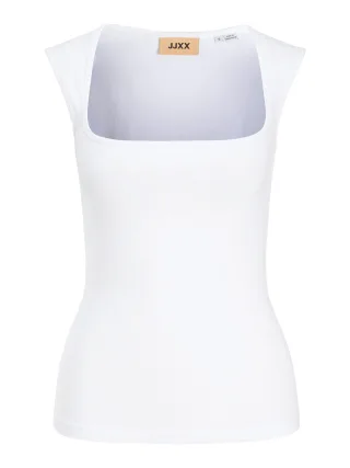 JJXX - JXISABELLA GIGI STR SL TOP JRS NOOS Bright White - Gr. - L