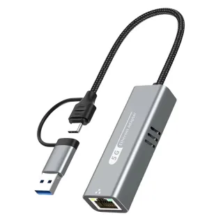 USB3.1 5000Mbps USB/Type-C To RJ45 Network Interface Converter Gigabit Ethernet Adapter RTL8157 for USB 3.1 Gen 1 Laptop