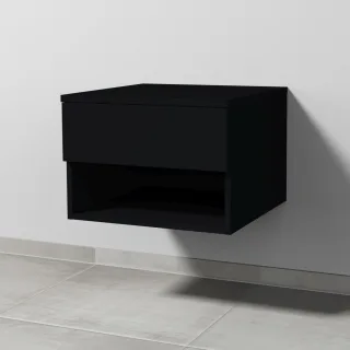 Sanipa Anbau-/Solitärschrank 2morrow (P2352) 340x500x520 Schwarz-Matt, P235208 P235208