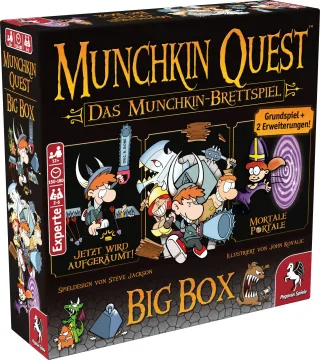 Pegasus Spiele 51953G - Munchkin Quest: Big Box