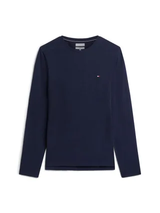 Tommy Hilfiger - Extra Slim Fit Langarmshirt blau - Gr. - XL
