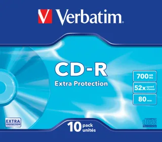 Verbatim 10 x CD-R | 43415 | 700 MB (80 Min) 52x