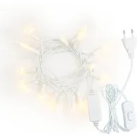 KONSTSMIDE Lichterkette LED Mini Lichterkette, mit Schalter, 20 warmweiße Dioden