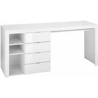 borchardt Möbel Schreibtisch Dolly, mit 3 Fächern und 4 Schubkästen