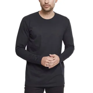 Urban Classics - Stretch Terry Longsleeve schwarz