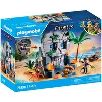 Playmobil® Totenkopfinsel (71531), Pirates Konstruktions-Spielset, (73 St), Made in Europe