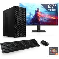 CSL Mystic V24144 PC-Komplettsystem (27", AMD Ryzen 5 5600, GeForce RTX 3050, 16 GB RAM, 1000 GB SSD)