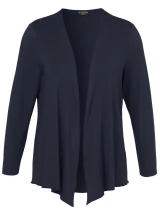 VIA APPIA DUE - Basic Jacke in figurumspielender, offener Form blau - Gr. - 52