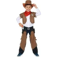 JADEO Kostüm Cowboy Kinder-Kostüm braun-schwarz