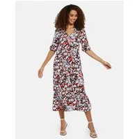 Threadbare Sommerkleid THB Lizzle Printed Smock (1-tlg) mit Volants