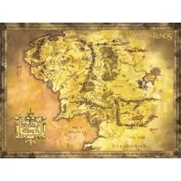 Close Up Poster Herr der Ringe Poster Karte von Mittelerde 135,5 x 97,5 cm