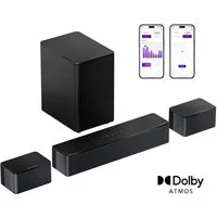 Ultimea Poseidon M4T Soundbar 5.1 Dolby Atmos (410 W, 3D Surround Sound TV Lautsprecher für Heimkino mit einstellbarem Bass)