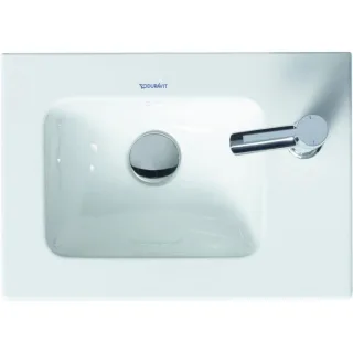 Duravit ME by Starck Handwaschbecken 0723430041 43 x 30 cm, mit Hahnloch, ohne Überlauf, weiss