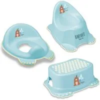 Babykajo Töpfchen, (Set, 3-tlg), Baby Topf, Toilettentrainer, Hocker - TÜV Rheinland geprüft!