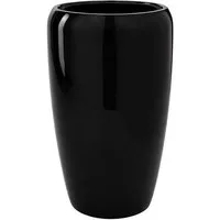 Flingora Bodenvase Cleo, mit Einsatz - Fiberglas - Indoor & Outdoor - Schwarz - Höhe 51 cm