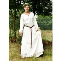 Battle Merchant Ritter-Kostüm Mittelalterkleid, Unterkleid Ana, natur