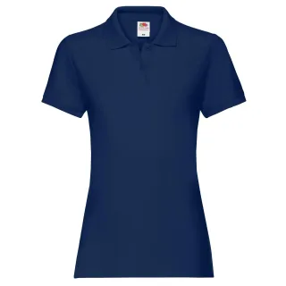 Fruit of the Loom - "Premium" Poloshirt für Damen (Marineblau)