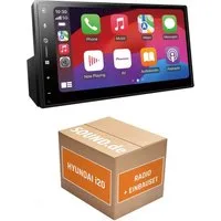 JUST SOUND best choice for caraudio Autoradio Pioneer SPH-DA77DAB für Hyundai i20 GB CarPlay Android Auto Autoradio (Freisprecheinrichtung)