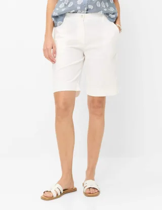 Brax Damen Bermuda Style MIA B OFFWHITE, cremeweiß, Gr. 38