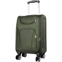Trendyshop365 Weichgepäck-Trolley Maribor, 4 Größen, 4 Farben, 4 Rollen, Weichgepäck, Zwillingsrollen, Zahlenschloss, 2 Außentaschen, Dehnfalte