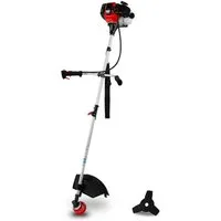 EBERTH Benzin-Rasentrimmer Freischneider Rasentrimmer Multitool 2in1 Benzin, 3PS, 52ccm Hubraum, 2-Takt Motor Luftgekühlt