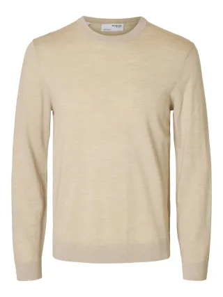 Selected - Selected 16094647 Medium_Grey_Melange Oatmeal/Melange - Gr. - L
