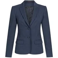GREIFF Jackenblazer Greiff Modern WITH 37.5® Damen Blazer Regular Marine PINPOINT
