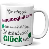 TASSENKING Tasse, Eine gute Schulbegleiterin... - Tasse -Kaffeebecher - Geschenk