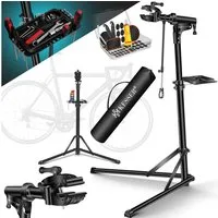 KESSER Fahrrad-Montageständer, Fahrradmontageständer Profi Reparaturständer Aluminium