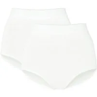 fashionshowcase Miederslip 2er Pack figurformend hoher Bund Shaping-Slip eng anliegend (2-St., 2er-Pack) 2er-Pack, figurformend, hoher Bund, enganliegend