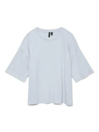 VERO MODA - VMELY KELLY SS TOP BOX JRS GA ice water - Gr. - XS