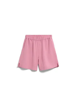 Armedangels - LINEN BLEND PULL ON SHORT washed berry - Gr. - L
