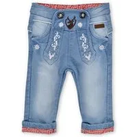 BONDI Trachtenkleid Trachtenjeans Baby/Kind - HIRSCHL - blue denim