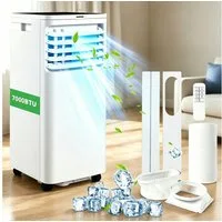 Nettlife Turmventilator Klimagerät Klimaanlage Mobile 7000/9000 BTU Luftkühler 3-in-1, für Räume bis 20 m² Leiser für Mietwohnungen ohne Bohren