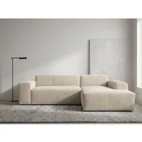 WERK2 Ecksofa Zeus-L Breite: 253 cm, modern & zeitlos, bequemes Sofa, Curvy Trend Ecksofa mit urbaner Optik
