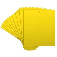 Montegoni Gartenpflege-Set 10er-Set Fruchtfliegen- & Insektenfallen (10x20cm) – Für Haus & Garten, Hochwirksame Klebefläche, Wetterfest & langlebig