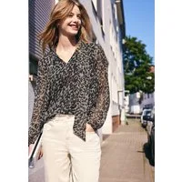 STREET ONE STUDIO Langarmbluse mit Chiffon-Lagen-Look